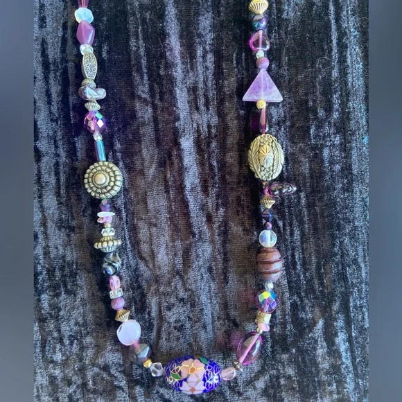 World Tribe Purple Fusion Treasure Necklace - Picture 2 of 6